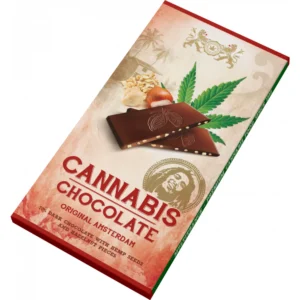 Bob Marley Cannabis & Hazelnuts Dark Chocolate 80g premium Edibles | CaliBuds