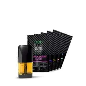CBD Calm Cannabreeze 900mg CBD 1ml Replacement Pod premium CBD Vape Pens | CaliBuds