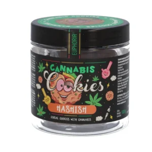 Euphoria Cannabis Cookies Hashish 110g Tub premium Edibles | CaliBuds