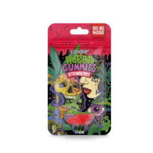 Euphoria H4CBD Gummies 120mg 3 Pieces premium Edibles | CaliBuds