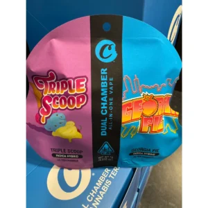 X1 Cookies Dual Chamber THCP Filled Vape 1.0ml UK Compliant premium Vape Pens | CaliBuds